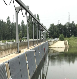 常青泵站二期土建工程，攔污柵橋、撈草機(jī)